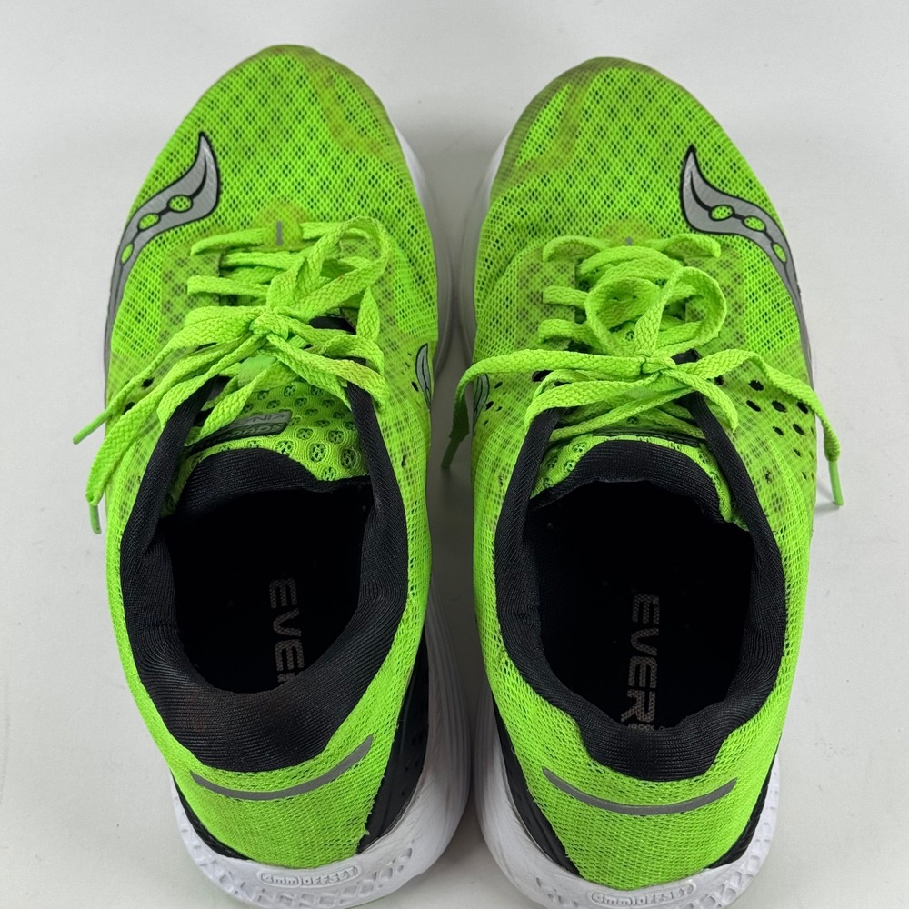 Saucony Kinvara 10 Running Shoes‎ Neon Green Athletic Sneakers Men's Size 8.5 - Picture 11 of 11